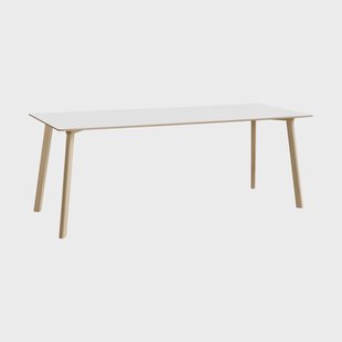 HAY CPH210 Deux 2.0 tafel 75x200 cm Pearl white-onbehandeld beuken