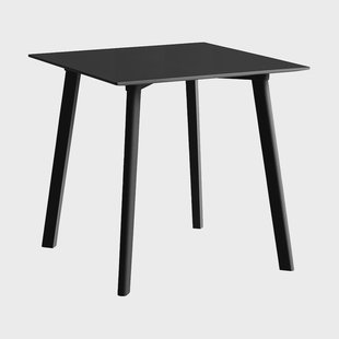 HAY CPH210 Deux 2.0 tafel 75x75 cm Black water based-beuken