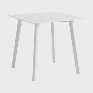 HAY CPH210 Deux 2.0 tafel 75x75 cm Pearl white water based-beuken