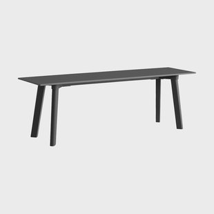 HAY CPH215 Deux 2.0 bank 140 cm Stone grey-gelakt beuken