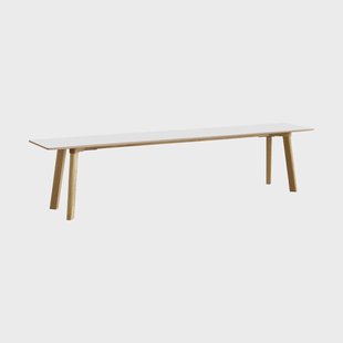 HAY CPH215 Deux 2.0 bank 200 cm Pearl white-gelakt eiken