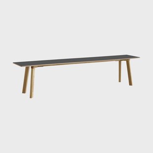 HAY CPH215 Deux 2.0 bank 200 cm Stone grey-gelakt eiken