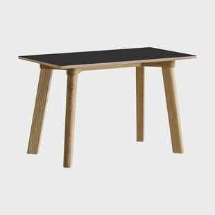 HAY CPH215 Deux 2.0 bank 75 cm Black laminate-gelakt eiken