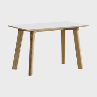 HAY CPH215 Deux 2.0 bank 75 cm Pearl white-gelakt eiken