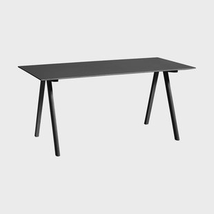 HAY CPH10 2.0 bureau 80x160 cm Black laminate-eikenfineer