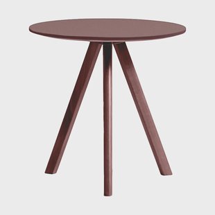 HAY CPH20 2.0 salontafel Ø50 cm Burgundy linoleum-Bordeaux