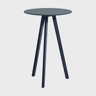 HAY CPH20 2.0 bartafel Ø70 cm Smokey blue linoleum-Deep blue