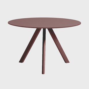 HAY CPH20 2.0 eettafel Ø120 cm Burgundy linoleum-Bordeaux