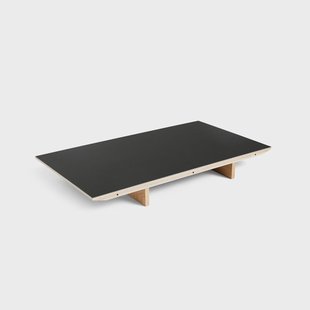 HAY CPH30 2.0 verlengblad voor eettafel 50x80 cm Black linoleum-gelakt eiken
