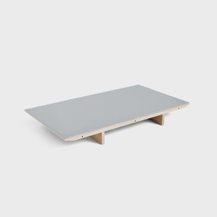 HAY CPH30 2.0 verlengblad voor eettafel 50x80 cm Grey linoleum-gelakt eiken