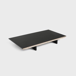 HAY CPH30 2.0 verlengblad voor eettafel 50x90 cm Black linoleum-gelakt eiken