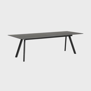 HAY CPH30 2.0 uitschuifbare eettafel 90x250 cm Black-gelakt eikenfineer