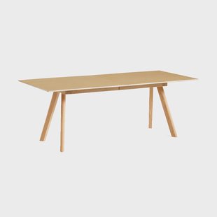 HAY CPH30 2.0 uitschuifbare eettafel 90x200 cm Gelakt eiken-eikenfineer