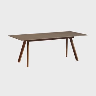 HAY CPH30 2.0 uitschuifbare eettafel 90x200 cm Gelakt walnoot
