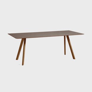 HAY CPH30 2.0 eettafel 90x200 cm Gelakt walnoot