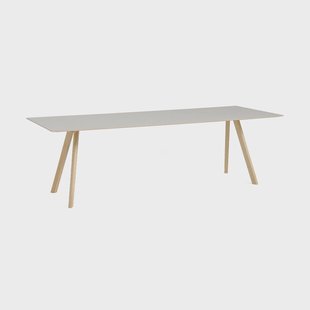 HAY CPH30 2.0 eettafel 90x250 cm Off white linoleum-gelakt eiken