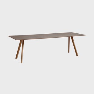 HAY CPH30 2.0 eettafel 90x250 cm Gelakt walnoot