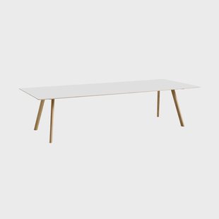 HAY CPH30 2.0 eettafel 90x300 cm White laminate-gelakt eiken