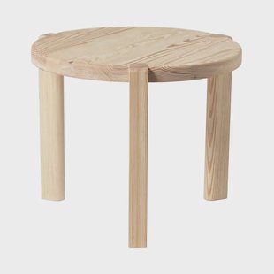 FDB Møbler D108 Ragnesminde salontafel Ø48 cm Grenen onbehandeld
