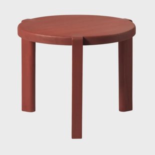 FDB Møbler D108 Ragnesminde salontafel Ø48 cm Carmine red