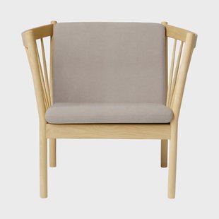 FDB Møbler J146 lounge stoel Eiken gelakt-beige