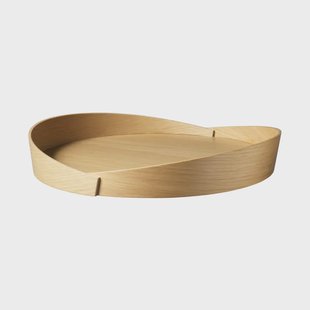 FDB Møbler V43 Top dienblad Ø38 cm Gelakt eiken