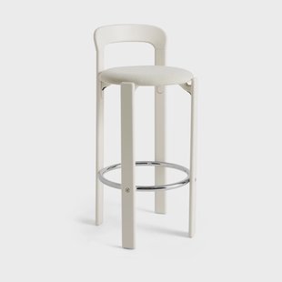 HAY Rey gestoffeerde barkruk 75 cm Mode 011 – cream white