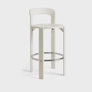 HAY Rey Low barkruk gelakt 65 cm Cream white
