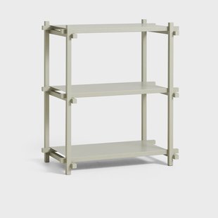 HAY Woody Column plank Beuken-smokey grey, laag