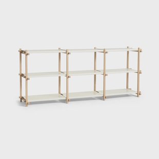 HAY Woody plank Eiken-almond white, laag