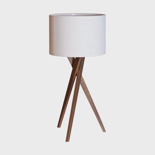 By Rydéns Vega tafellamp 55 cm Walnoot-wit