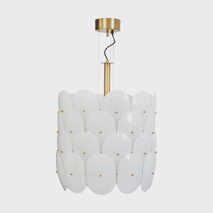 By Rydéns Omlott hanglamp Ø50 cm Messing-wit