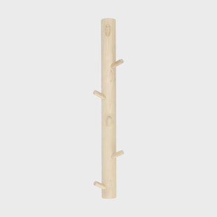 1898 Allsarp verticale knoplijst 6 haken Berk