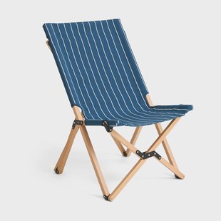 HAY Outdoor Market klapstoel Blauw-beige