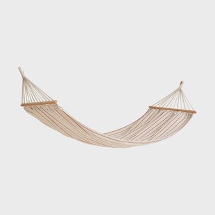HAY Outdoor Market hangmat Beige-rood, 210×100 cm