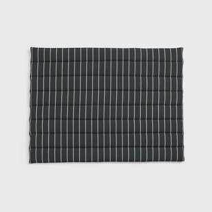 HAY Outdoor Market kussen voor bank Zwart-beige, 2-zits