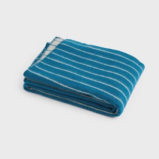 HAY Outdoor Market plaid Blauw-beige, 130×180 cm
