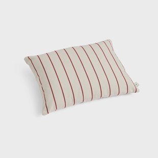 HAY Outdoor Market kussen Beige-rood, 45×35 cm