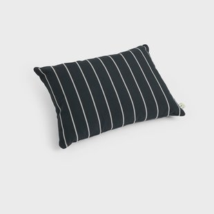 HAY Outdoor Market kussen Zwart-beige, 45×35 cm