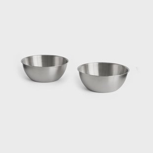 HAY Outdoor Market serveerschaal Roestvrij staal, 700 ml, 2-pack