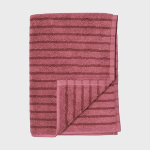 Scandi Living Drift badhanddoek 100x150 cm Roze-rood
