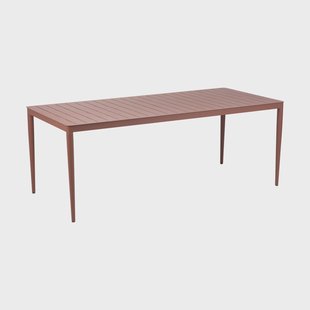Brafab Bigby eettafel Zin Red, 195x90 cm