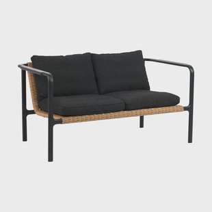 Brafab Motty bank Zwart-teddy black, 2-zits