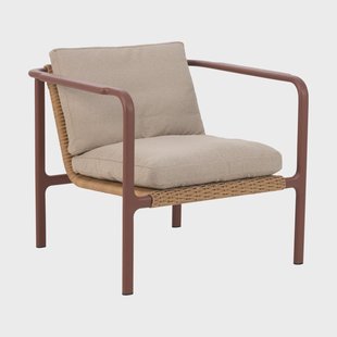 Brafab Motty fauteuil Zin red-teddy beige