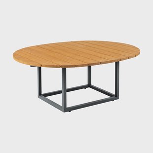 Brafab Olive salontafel Antraciet-bamboe, 110x80 cm