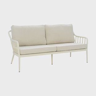 Brafab Coleville bank Pearl white-dot beige, 3-zits