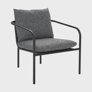 Brafab Bendt fauteuil Zwart-teddy ant