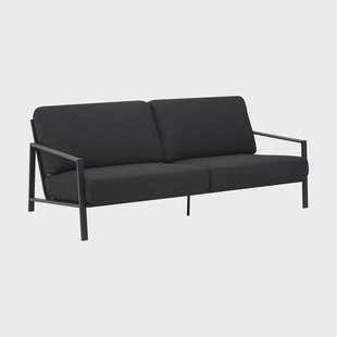 Brafab Naos bank Zwart-teddy black, 2,5-zits