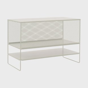 Brafab Haru buitenkeuken onderkast met planken 120x90x60 cm Pearl white