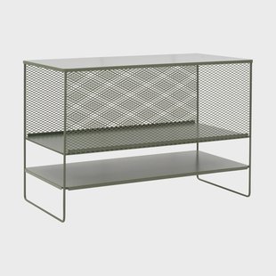 Brafab Haru buitenkeuken onderkast met planken 120x90x60 cm Slate grey